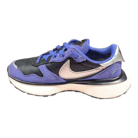 NIKE Phoenix Waffle 'Persian Violet Black Anthracite Metallic Silver' Running Sh - Picture 7 of 9